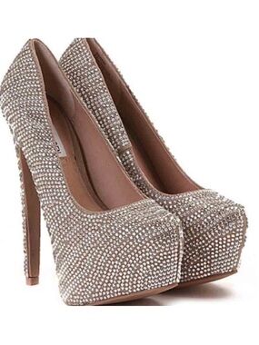 Steve Madden Dyvinal Rhinestone Platform Heel
